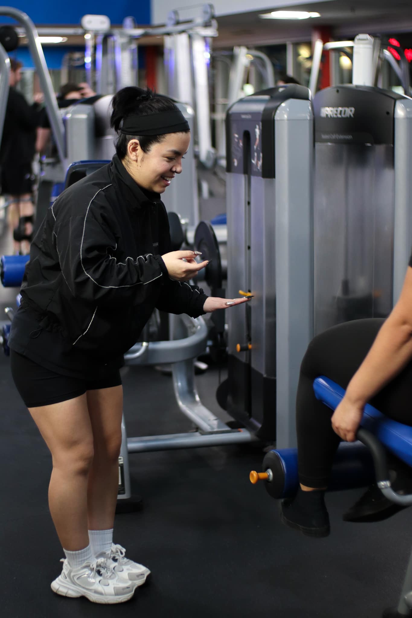 Andrea training a client